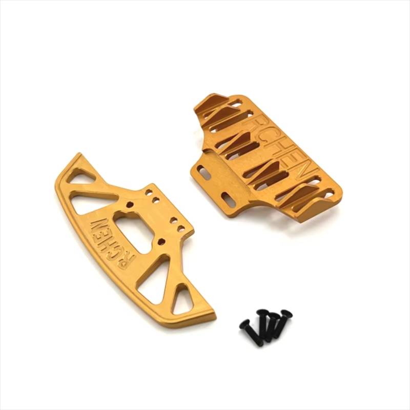 GTVNPOA Für WLtoys 284010 284131 K989 K979 K969 P929 P939 1/28 Metall Vorderen Und Hinteren Stoßfänger Fernbedienung Crawler Auto Upgrade Teile RC Auto Ersatz Teile(Yellow) von GTVNPOA