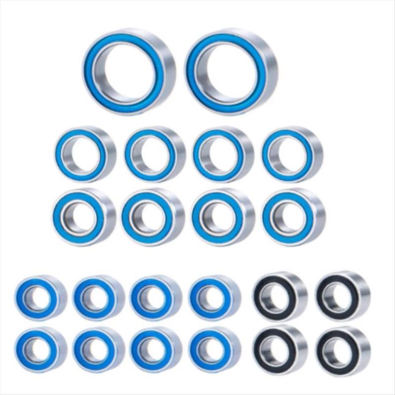 GTVNPOA Lager FüR Rc Autos Für Arrma 1/10 Big Für Rock Für Typhon Für Granit Für Senton 3S Für BLX 26-teiliges Dichtungslagerset RC-Auto-Upgrade-Teile Zubehör von GTVNPOA