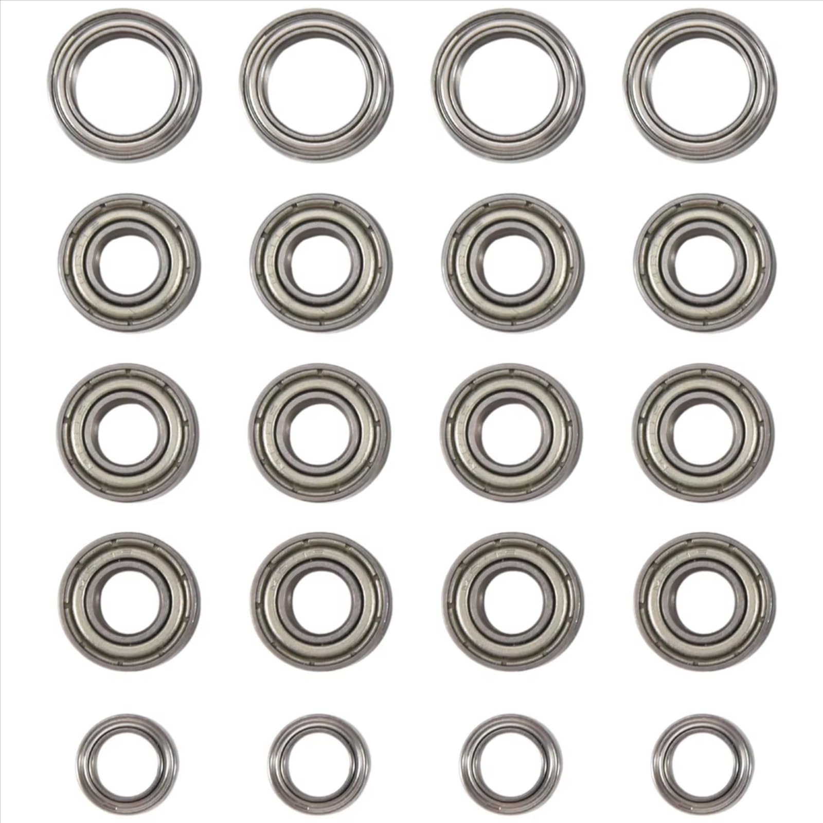 GTVNPOA Lager FüR Rc Autos Für Tamiya Für TT-01 TT01D TT01E TT01R DF02 1/10 20-teiliges Kugellager-Kit RC-Auto-Upgrade-Teile Fernbedienungsauto-Ersatzteile GTVNPOA Lager FüR Rc Autos Für Tamiya Für TT-01 TT01D TT01E TT01R DF02 1/10 20-teiliges Kugellager-Kit RC-Auto-Upgrade-Teile Fernbedienungsauto-Ersatzteile von GTVNPOA
