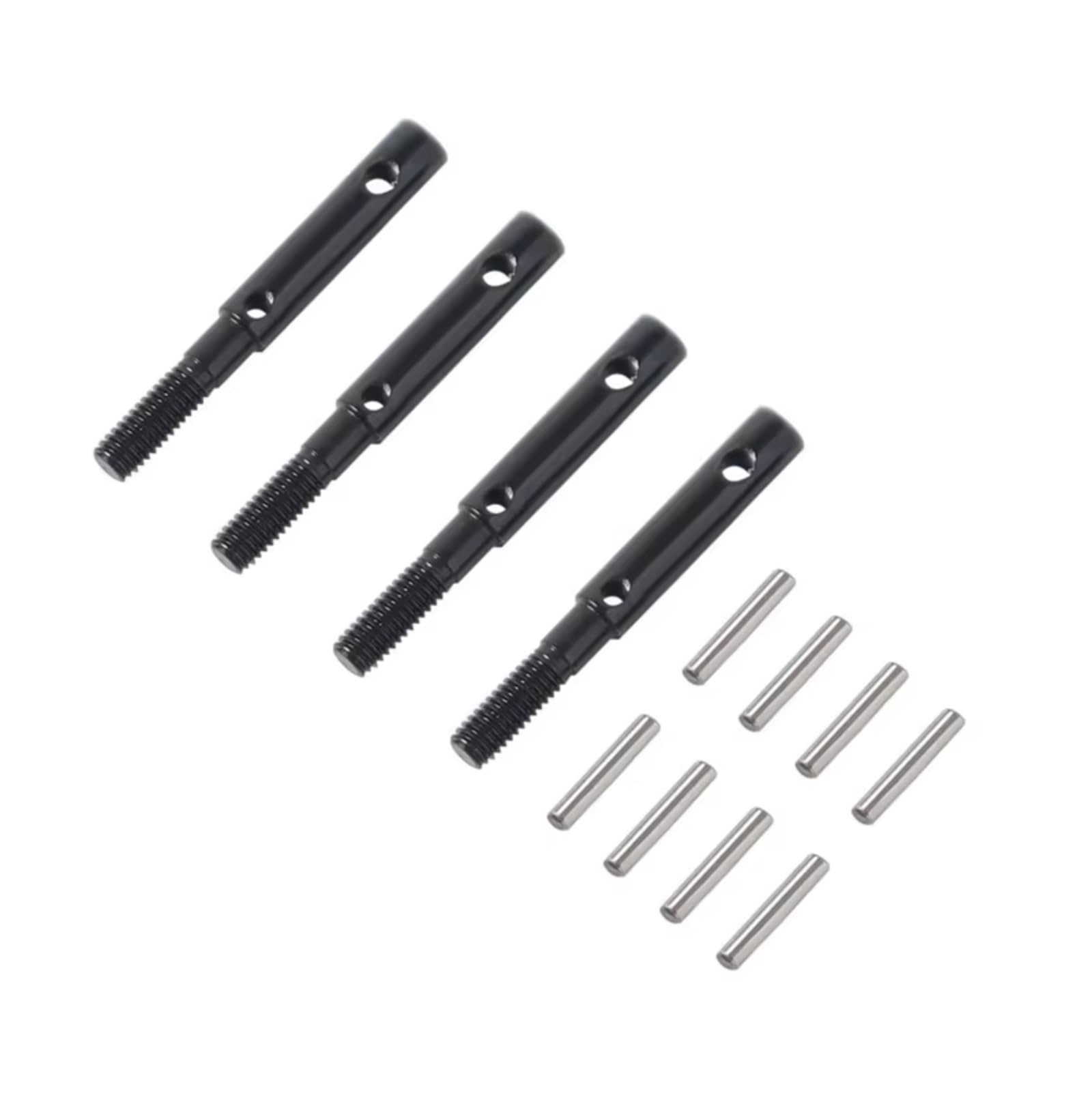 GTVNPOA RC Auto Ersatz Teile Für Axial Für Capra Currie F9 Achse Für SCX10 III AR45 Achse 4 PCS Harten Stahl Vorne Hinten Portal Achsschenkel Antriebswelle RC Upgrade Teile von GTVNPOA
