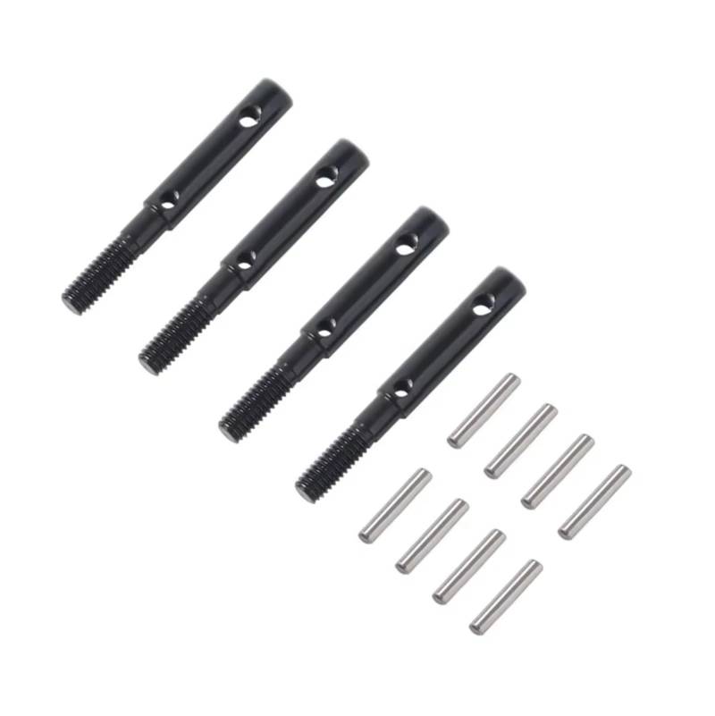 GTVNPOA RC Auto Ersatz Teile Für Axial Für Capra Currie F9 Achse Für SCX10 III AR45 Achse 4 PCS Harten Stahl Vorne Hinten Portal Achsschenkel Antriebswelle RC Upgrade Teile von GTVNPOA