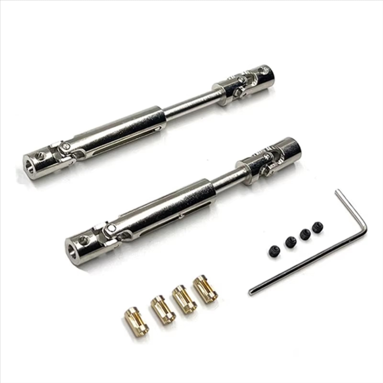 GTVNPOA RC Auto Ersatz Teile Für MN78 Für MN 78 1/12 Metall Antriebswelle CVD Antriebswelle Mit 3mm Bis 4mm Wellenhülse RC Auto Upgrade Teile von GTVNPOA