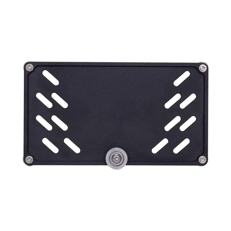 GTVNPOA RC Auto Ersatz Teile Für SCX10 Für TRX4 Für Capra FJ40 1/8 1/10 Aluminium Dachgepäckträger Mit Riemenscheibenlagerwaage RC Auto Auto Shell Dekoration Gehäusezubehör(Black,B) von GTVNPOA