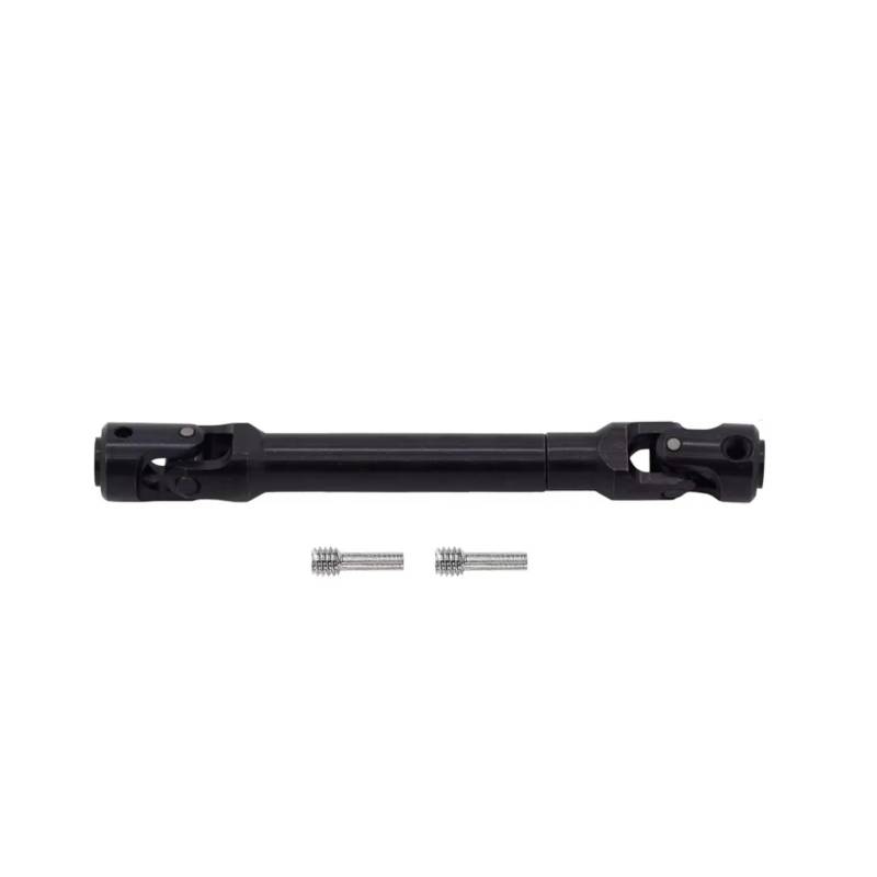 GTVNPOA RC Auto Ersatz Teile Für TRX4 Für SCX10 Für Gladiator TF2 D90 YK4082 104311 1/10 Metall Interne Spline Antriebswelle Für Kreuzgelenk Antriebswelle RC Crawler Teile(Black,104-139mm) von GTVNPOA