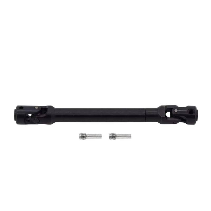 GTVNPOA RC Auto Ersatz Teile Für TRX4 Für SCX10 Für Gladiator TF2 D90 YK4082 104311 1/10 Metall Interne Spline Antriebswelle Für Kreuzgelenk Antriebswelle RC Crawler Teile(Black,119-159mm) von GTVNPOA