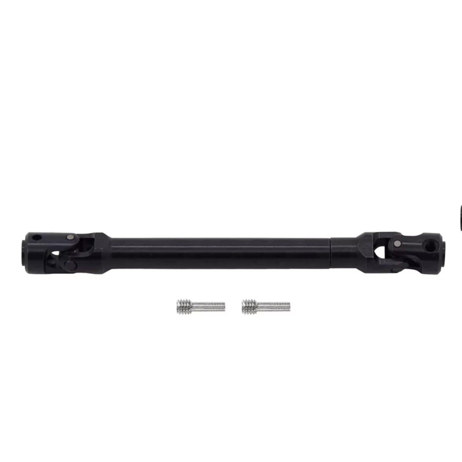 GTVNPOA RC Auto Ersatz Teile Für TRX4 Für SCX10 Für Gladiator TF2 D90 YK4082 104311 1/10 Metall Interne Spline Antriebswelle Für Kreuzgelenk Antriebswelle RC Crawler Teile(Black,129-179mm) von GTVNPOA