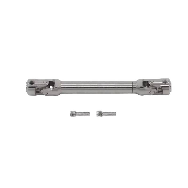 GTVNPOA RC Auto Ersatz Teile Für TRX4 Für SCX10 Für Gladiator TF2 D90 YK4082 104311 1/10 Metall Interne Spline Antriebswelle Für Kreuzgelenk Antriebswelle RC Crawler Teile(Silver,104-139mm) von GTVNPOA