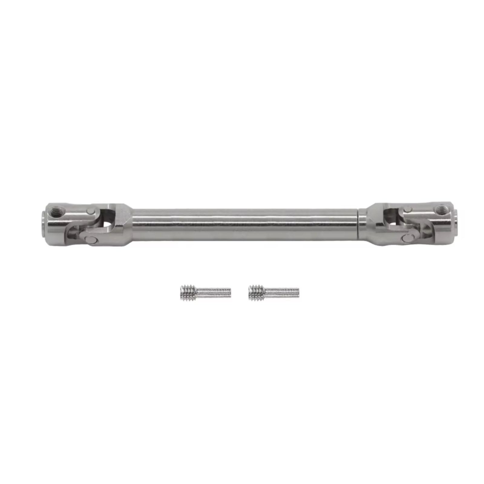 GTVNPOA RC Auto Ersatz Teile Für TRX4 Für SCX10 Für Gladiator TF2 D90 YK4082 104311 1/10 Metall Interne Spline Antriebswelle Für Kreuzgelenk Antriebswelle RC Crawler Teile(Silver,119-159mm) von GTVNPOA
