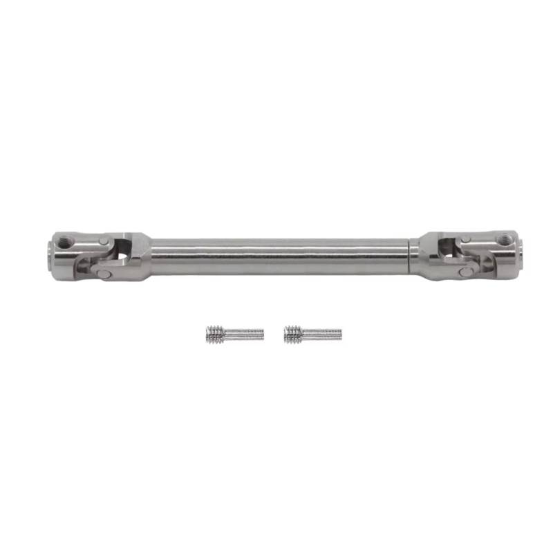 GTVNPOA RC Auto Ersatz Teile Für TRX4 Für SCX10 Für Gladiator TF2 D90 YK4082 104311 1/10 Metall Interne Spline Antriebswelle Für Kreuzgelenk Antriebswelle RC Crawler Teile(Silver,119-159mm) von GTVNPOA