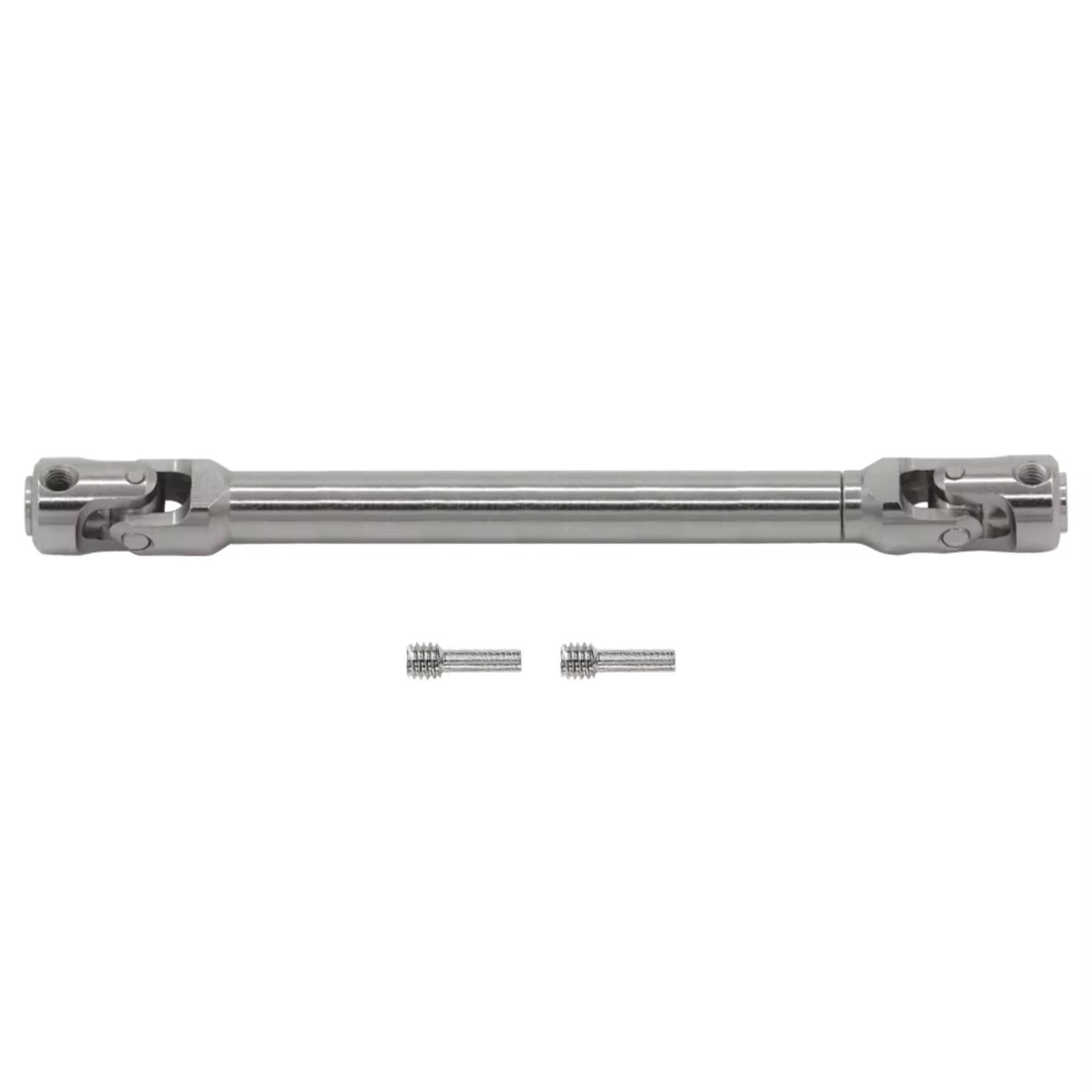 GTVNPOA RC Auto Ersatz Teile Für TRX4 Für SCX10 Für Gladiator TF2 D90 YK4082 104311 1/10 Metall Interne Spline Antriebswelle Für Kreuzgelenk Antriebswelle RC Crawler Teile(Silver,129-179mm) von GTVNPOA