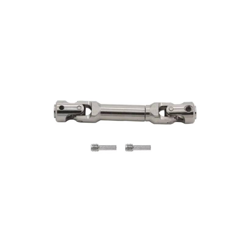 GTVNPOA RC Auto Ersatz Teile Für TRX4 Für SCX10 Für Gladiator TF2 D90 YK4082 104311 1/10 Metall Interne Spline Antriebswelle Für Kreuzgelenk Antriebswelle RC Crawler Teile(Silver,84-102mm) von GTVNPOA
