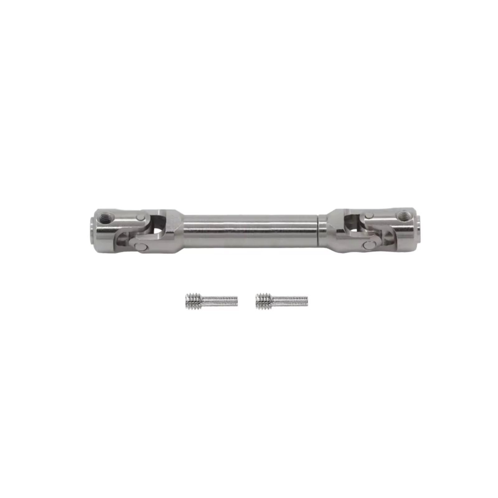 GTVNPOA RC Auto Ersatz Teile Für TRX4 Für SCX10 Für Gladiator TF2 D90 YK4082 104311 1/10 Metall Interne Spline Antriebswelle Für Kreuzgelenk Antriebswelle RC Crawler Teile(Silver,94-119mm) von GTVNPOA
