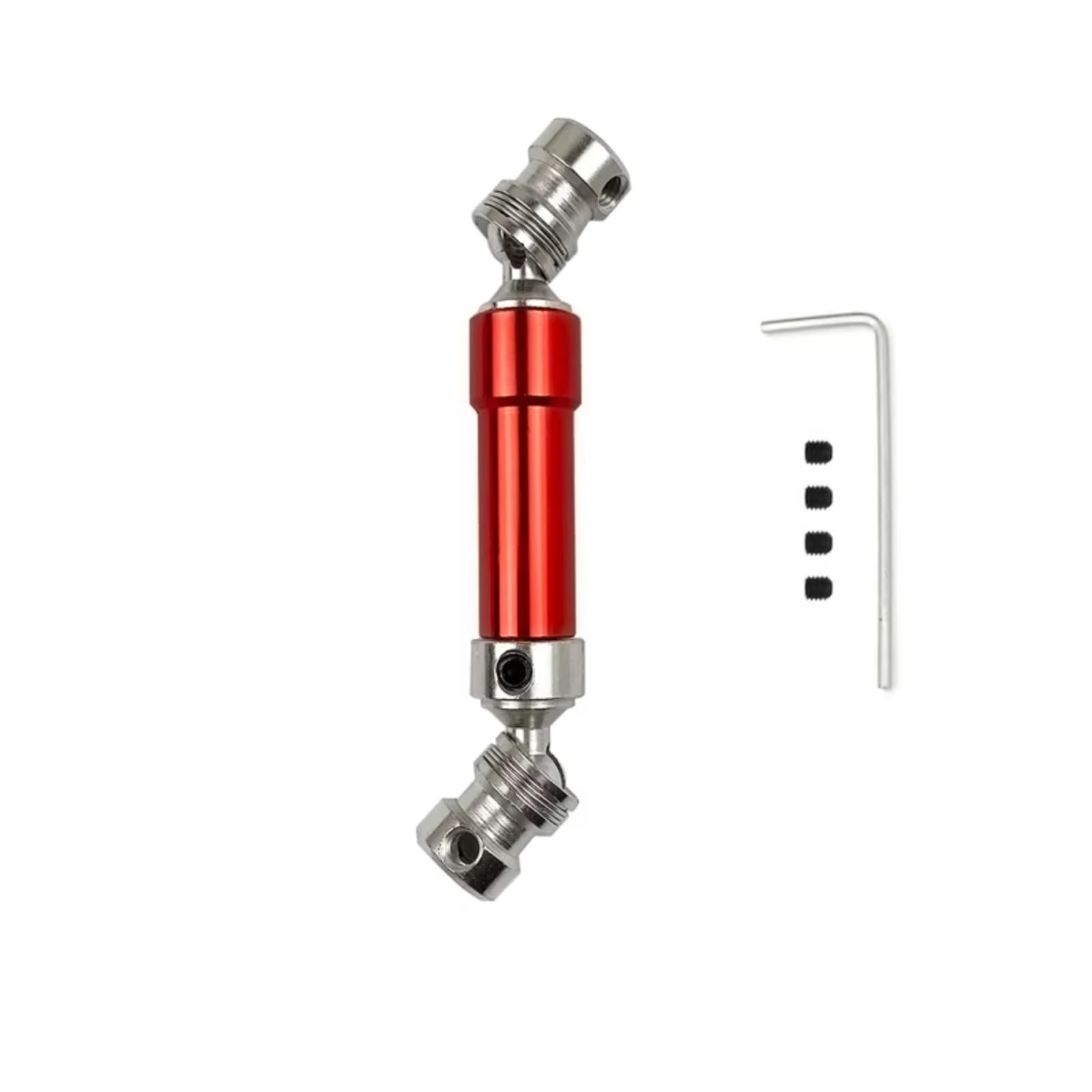 GTVNPOA RC Auto Ersatz Teile Für WLtoys 12428 12423 1/12 1 PCS Metall Hinten Antriebswelle CVD 80mm RC Auto Short Course Für Wüste Für Buggy Teile(Red) von GTVNPOA