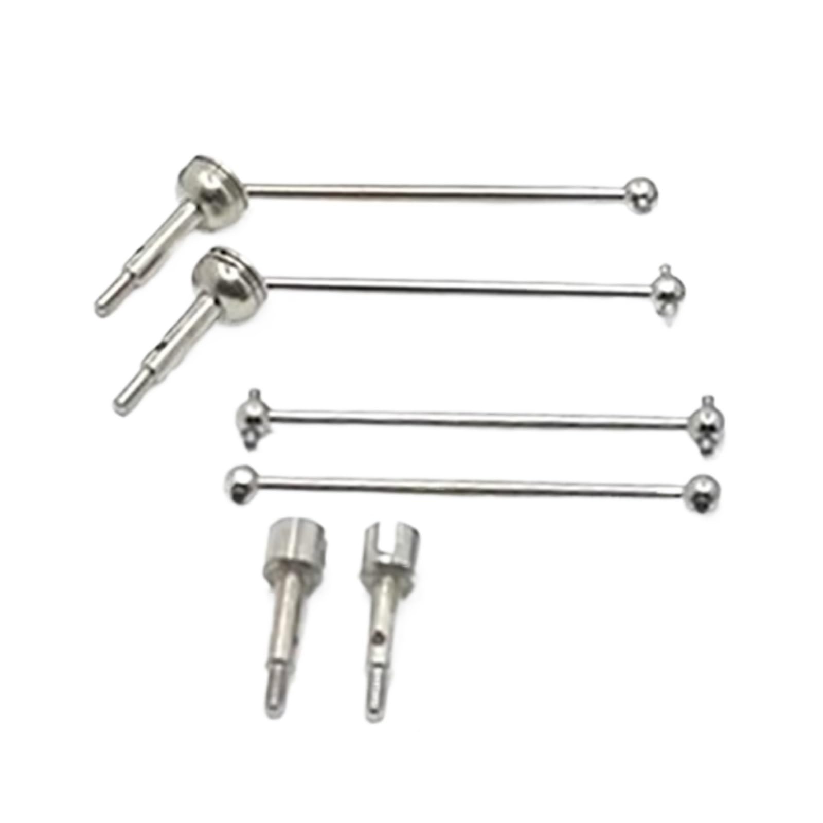 GTVNPOA RC Auto Ersatz Teile Für WLtoys 144001 144002 124016 124017 124018 124019 4Pcs Metall Vorne Hinten CVD Antriebswelle RC Auto Upgrade Teile Zubehör von GTVNPOA