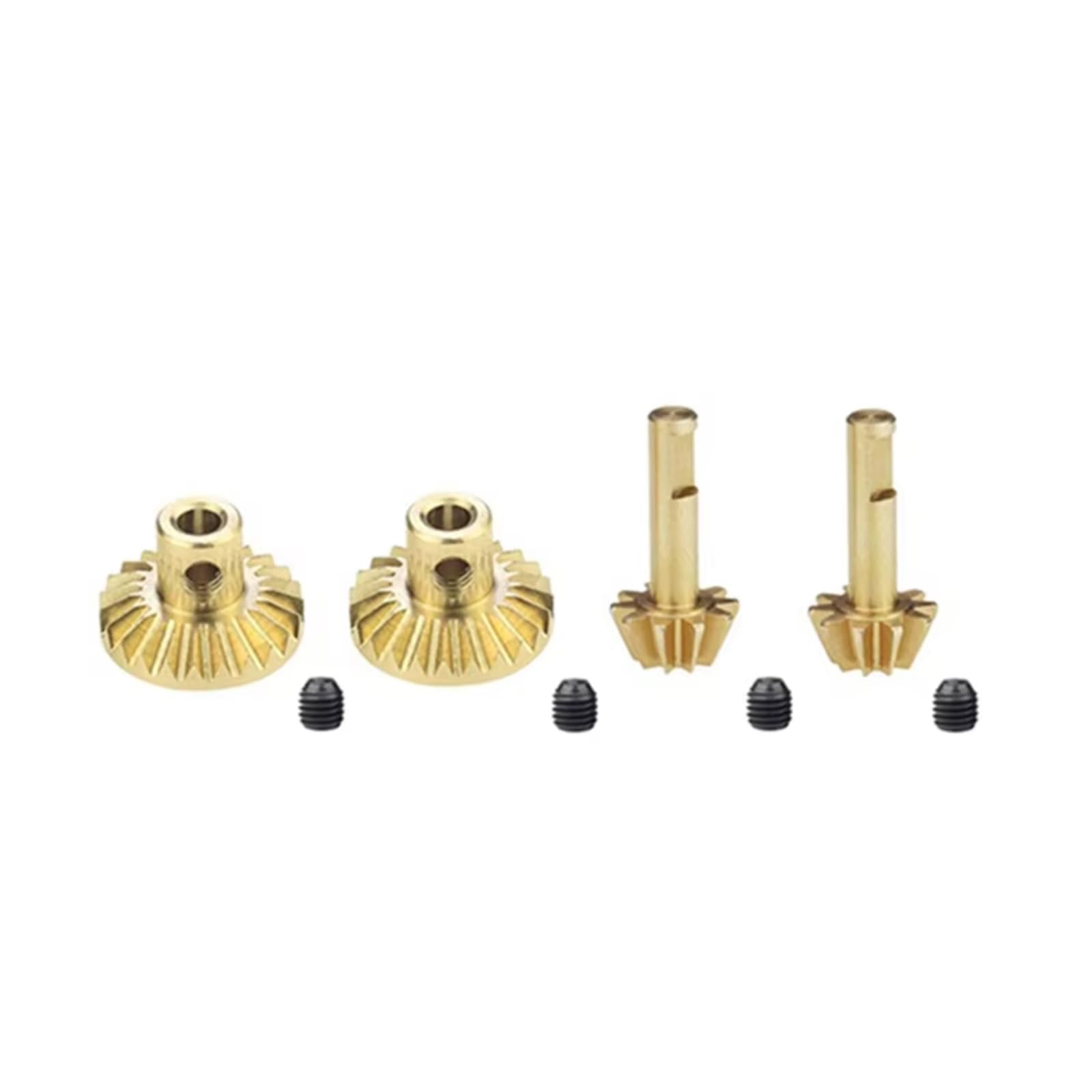 GTVNPOA RC Auto Ersatz Teile Für WPL B24 B36 C14 C24 Für MN D90 D99 Für MN99S Stahl Vorderachse Hinterachse Getriebe Antriebswelle Getriebe RC Auto Ersatzteile Upgrade Zubehör(Brass) von GTVNPOA