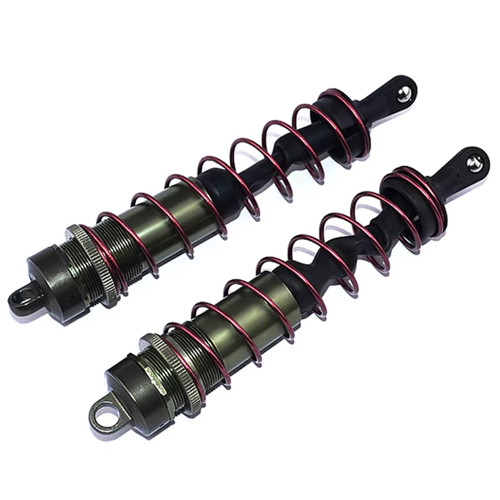 GTVNPOA RC Spezialstoßdämpfer Für Zd for Racing 8001 Shock 1/8 2 Stück Metall-Stoßdämpfer Fernbedienung Modellauto Kettenfahrzeug Teile Zubehör Upgrade Ersatz(Gray) von GTVNPOA