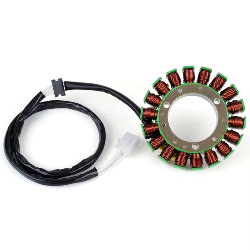 GTVRFLOKI Für EJ400 Für W400 2006 2007 2008 Für EJ650 Für W650 1999 2000 2001 2002 2003 2004 2005 2006 2007 2008 21003-1348 Motorradgenerator-Statorspule Motorrad-Statorspule von GTVRFLOKI
