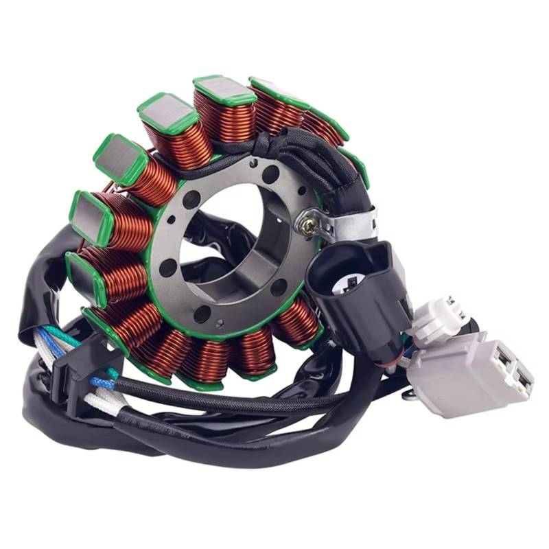 GTVRFLOKI Für KVF750 Für Brute Force 750 4X4i 2012 2013 2014 2015 2016 2017 2018 21003-0134 Motorrad Generator Stator Spule Zubehör Motorrad-Statorspule von GTVRFLOKI