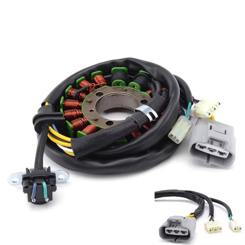 GTVRFLOKI Für TRX450R Für Sportrax 450R 2004 2005 31120-HP1-003 Motorrad Motor Generator Stator Spule Motorrad Stator Spule Zubehör Motorrad-Statorspule von GTVRFLOKI