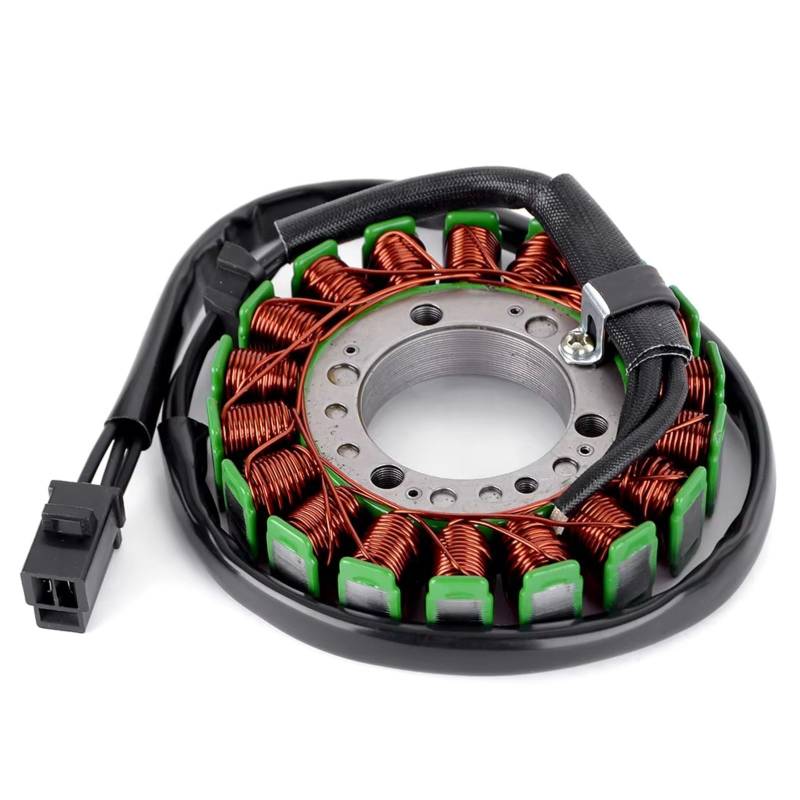GTVRFLOKI Für ZRX400 Für ZR400 Für ZRX-II 1994 1995 1996 1997 1998 1999 2000 2001 2002 2003 2004 2005 2006 2007 2008 21003-1214 Motorrad Motor Stator Spule Motorrad-Statorspule von GTVRFLOKI