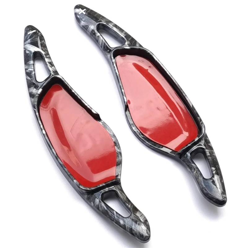 GTVRFLOKI Kompatibel Mit 6er G32 GT 2018 2019 2020 2021 2022 Der Lenkrad-Schaltwippe des Auto Schaltwippen(Forged Pattern) von GTVRFLOKI