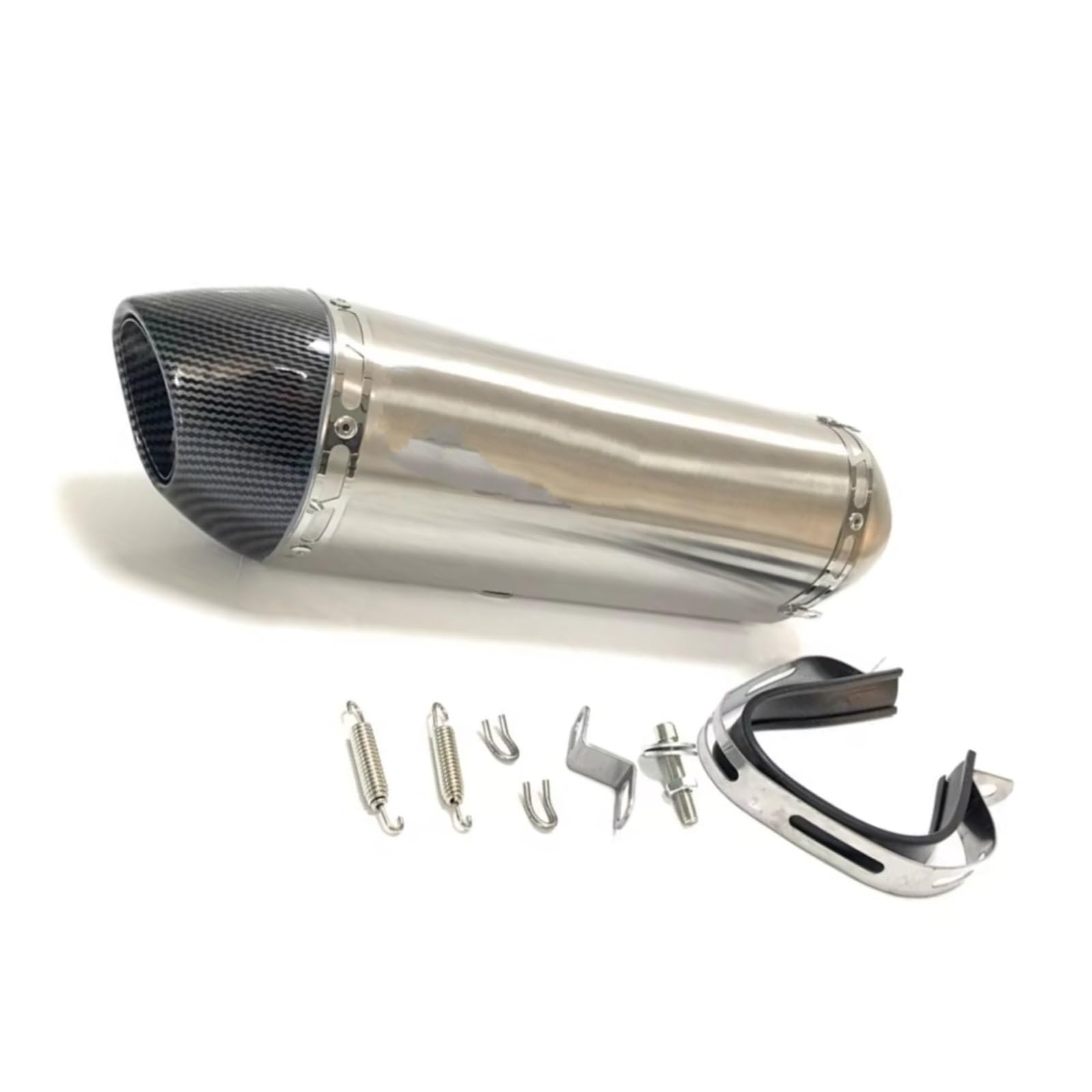 GTVRFLOKI Kompatibel Mit C650gt Motorrad-Schalldämpfer-Auspuffrohr Universal 51mm Motorrad Modifizierter Auspuffschalldämpfer Motorrad Auspuffrohr(Type A) von GTVRFLOKI