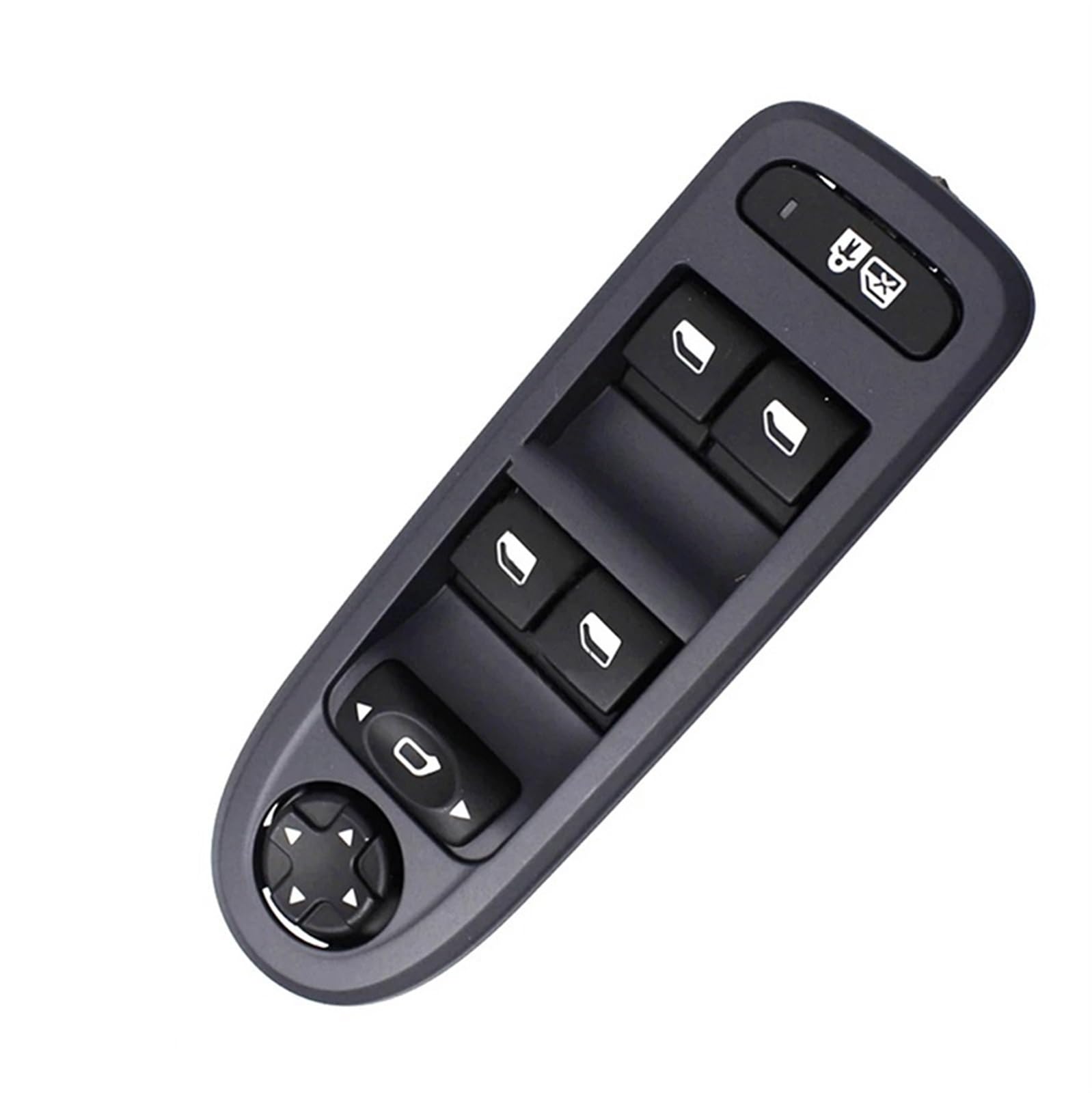 GTVRFLOKI Kompatibel Mit Citroen Für C5 2008-2015 Hubreglerknopf Autofensterheber Autofensterknopf Autofenster-Steuerschalter 98054508ZD Fensterheber Schalter(Without Folding) von GTVRFLOKI