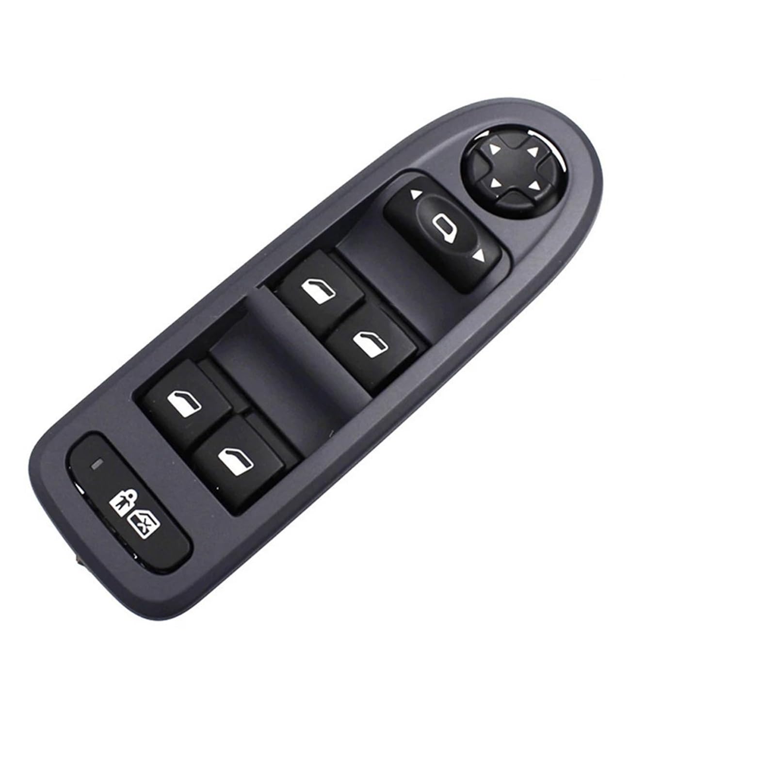 GTVRFLOKI Kompatibel Mit Citroen Für C5 2008-2015 Hubreglerknopf Autofensterheber Autofensterknopf Autofenster-Steuerschalter 98054508ZD Fensterheber Schalter(with Folding) von GTVRFLOKI