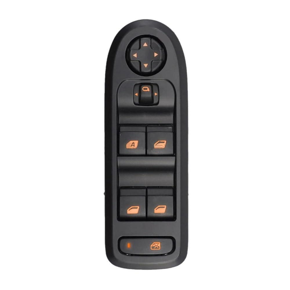 GTVRFLOKI Kompatibel Mit Citroen Für Picasso C3 2011 2012 2013 2014 2015 2016 Fensterheberschalter Autofensterheberschalter 98025189ZD Fensterheber Schalter(Orange) von GTVRFLOKI