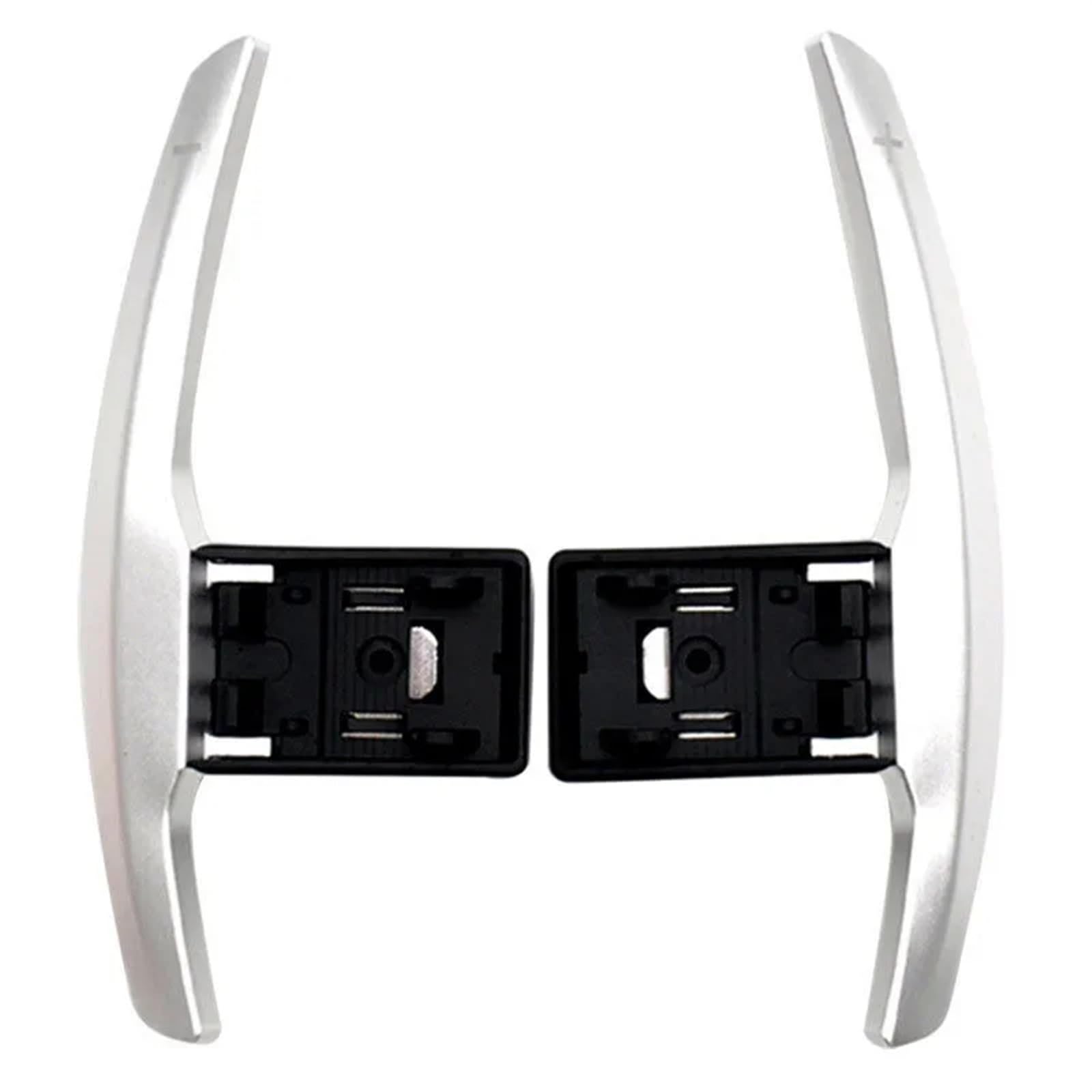 GTVRFLOKI Kompatibel Mit F10 Für M5 2012-2018 Für F12 F13 F06 M6 2013-2020 Für F15 X5 M 2014-2019 Lenkrad-Schaltwippenverlängerung Auto Schaltwippen(Silver) von GTVRFLOKI