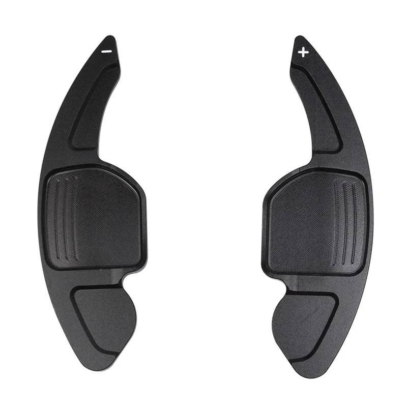 GTVRFLOKI Kompatibel Mit Für A5 S5 2012 2013 2014 2015 2016 A6 C7 2012 2013 2014 2015 2016 2017 Aluminium Lenkrad Schaltwippe Verlängerung Abdeckung Auto Schaltwippen(Black) von GTVRFLOKI