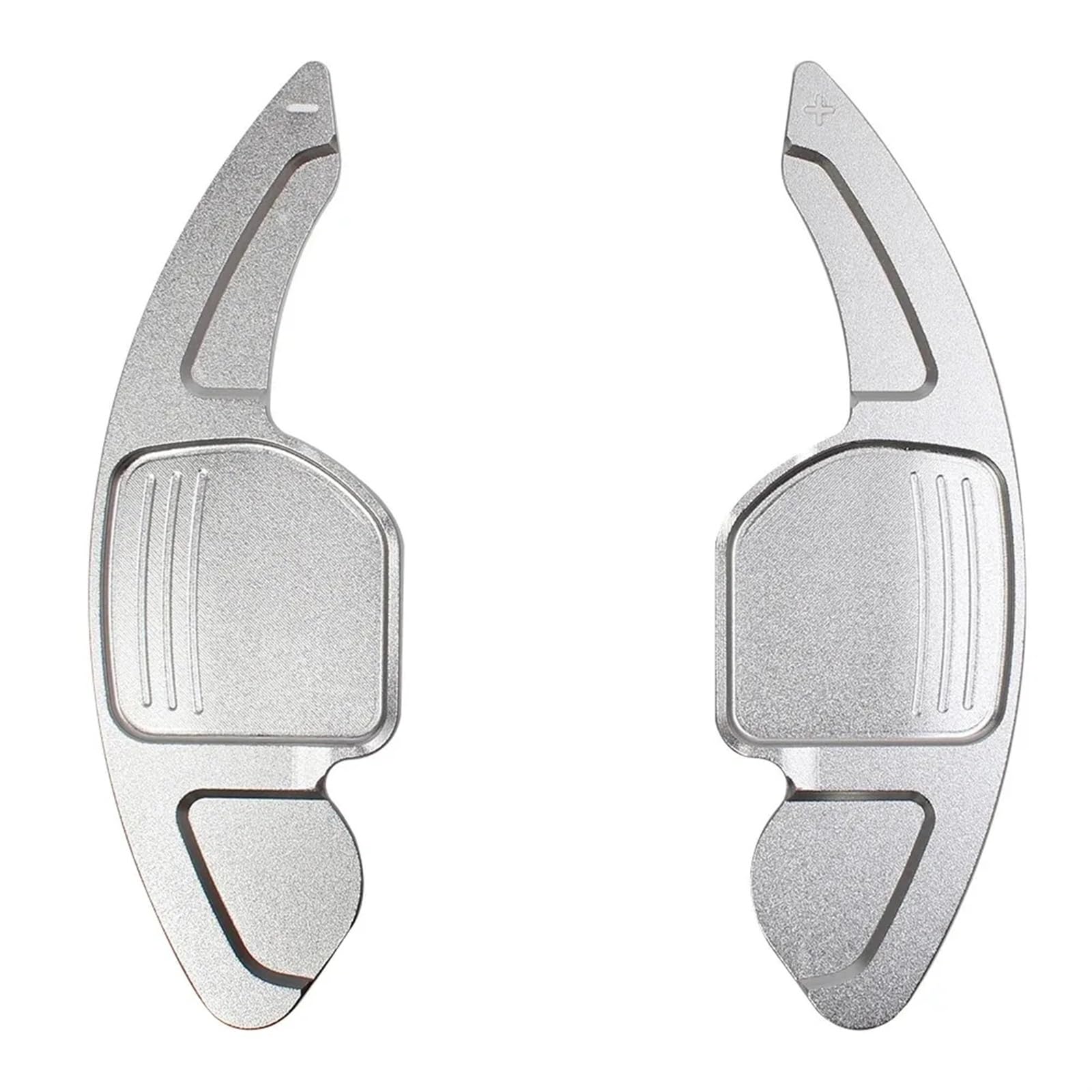 GTVRFLOKI Kompatibel Mit Für A5 S5 2012 2013 2014 2015 2016 A6 C7 2012 2013 2014 2015 2016 2017 Aluminium Lenkrad Schaltwippe Verlängerung Abdeckung Auto Schaltwippen(Silver) von GTVRFLOKI