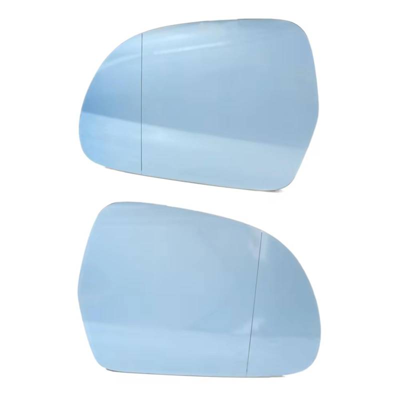 GTVRFLOKI Kompatibel Mit Für A6 S6 2009 2010 2011 Auto Beheiztes Außenseitenrückspiegelglas OEM: 8T0857535E 8T0857536D Rückfahrglas Spiegel(Blue Left and Right) von GTVRFLOKI
