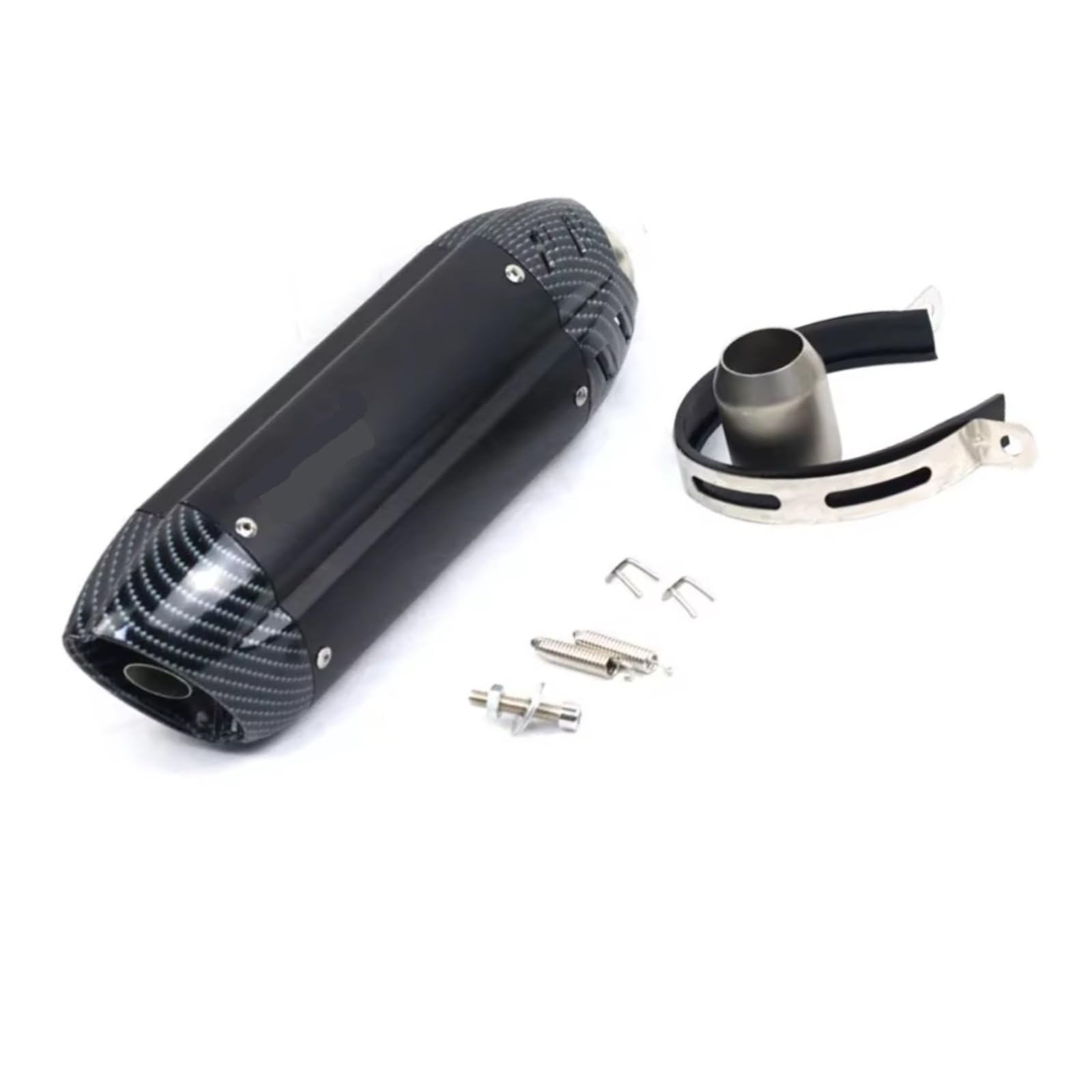 GTVRFLOKI Kompatibel Mit Für Er6n Universal 51MM Motorrad Auspuff Schalldämpfer Rohr Auspuff Motorrad Auspuffrohr Motorrad Auspuffrohr(Type A) von GTVRFLOKI