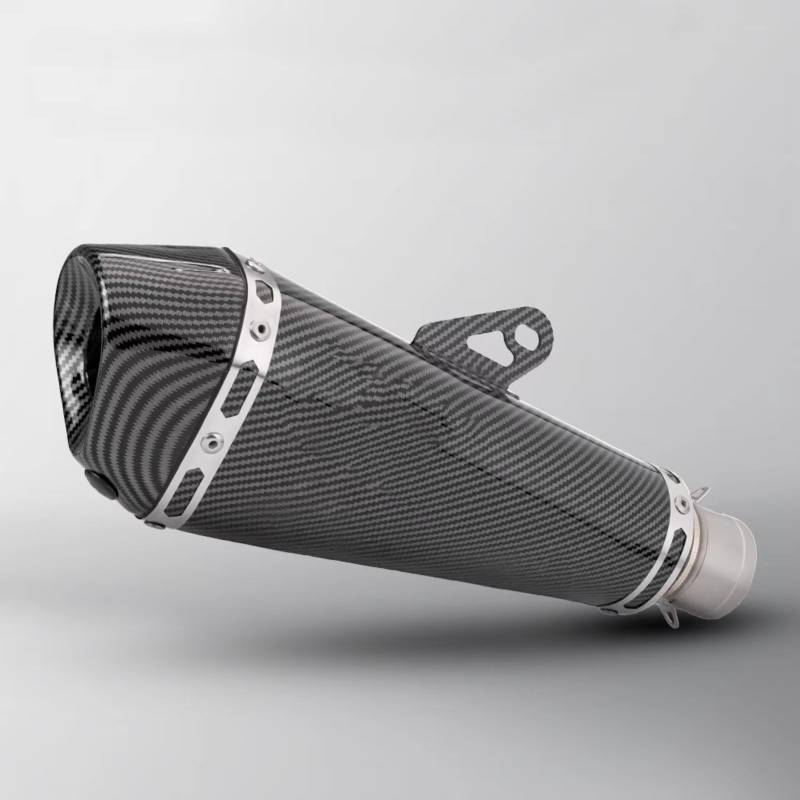 GTVRFLOKI Kompatibel Mit Für ZX4R Universal-Motorrad-Schalldämpfer-Auspuffrohr Motorrad-Zubehör Auspuffrohr Motorrad Auspuffrohr(Type B) von GTVRFLOKI