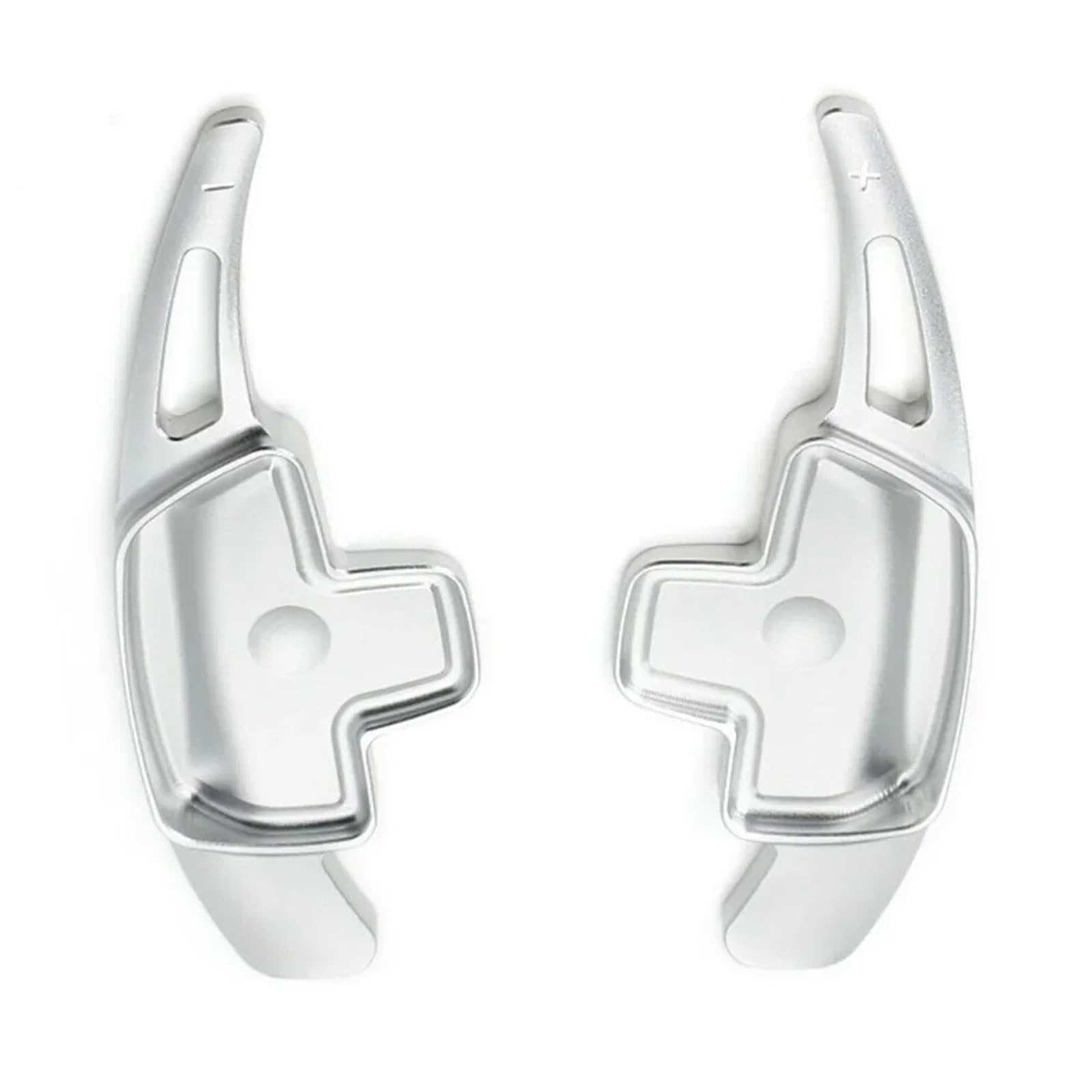 GTVRFLOKI Kompatibel Mit Mercedes Für CLA250 W117 2015-2021 Für CLS350/550 2014-2021 Für GLA X156 Für GLA250 2017-2021 Lenkrad-Schaltwippenverlängerung Auto Schaltwippen(Silver) von GTVRFLOKI