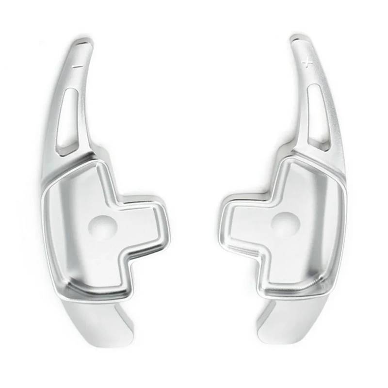 GTVRFLOKI Kompatibel Mit Mercedes Für CLA250 W117 2015-2021 Für CLS350/550 2014-2021 Für GLA X156 Für GLA250 2017-2021 Lenkrad-Schaltwippenverlängerung Auto Schaltwippen(Silver) von GTVRFLOKI