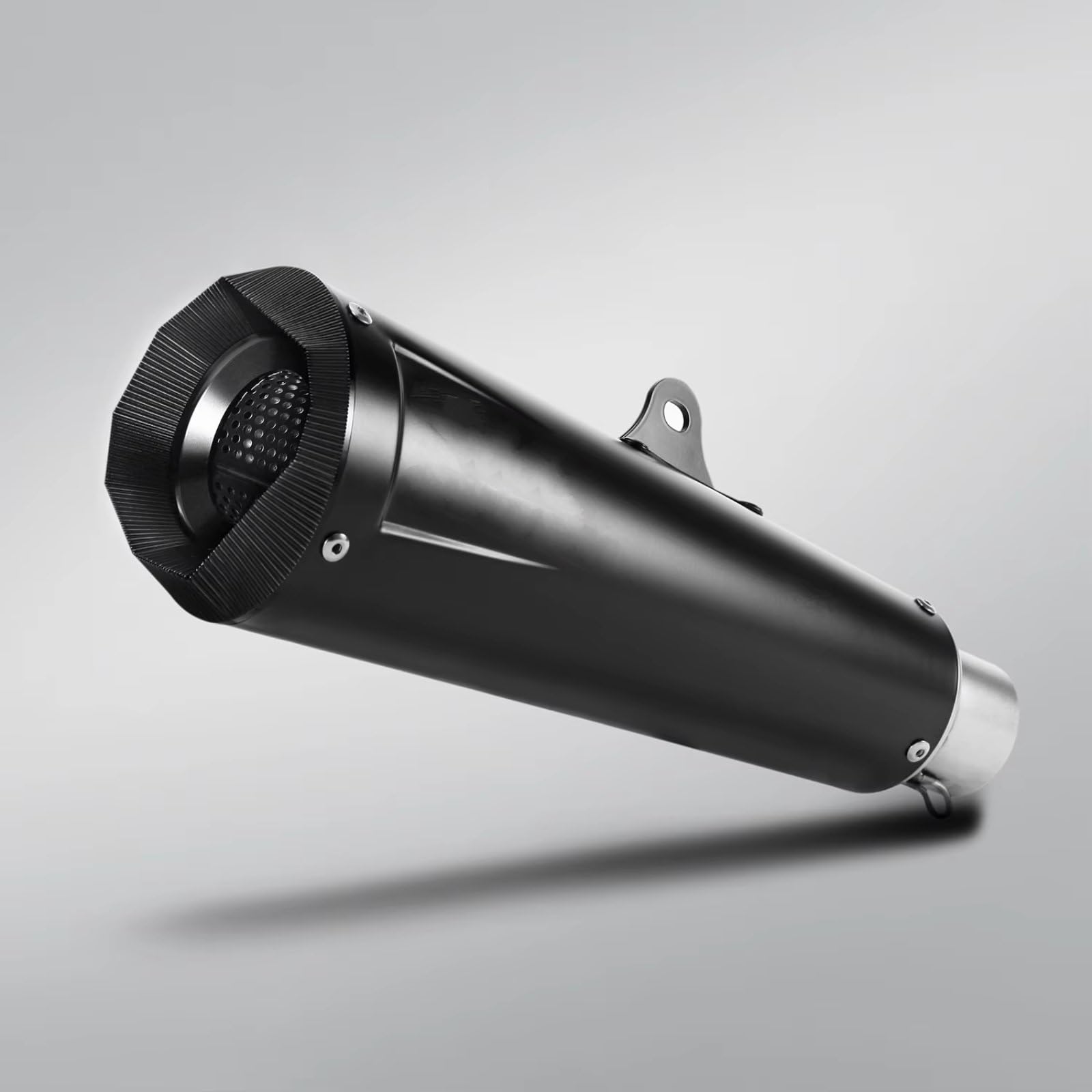 GTVRFLOKI Kompatibel Mit R3 Universal-Motorrad-Auspuffendrohr Schalldämpfer Modifiziertes Motorrad-Auspuffrohr Aus Edelstahl Motorrad Auspuffrohr(Type A) von GTVRFLOKI