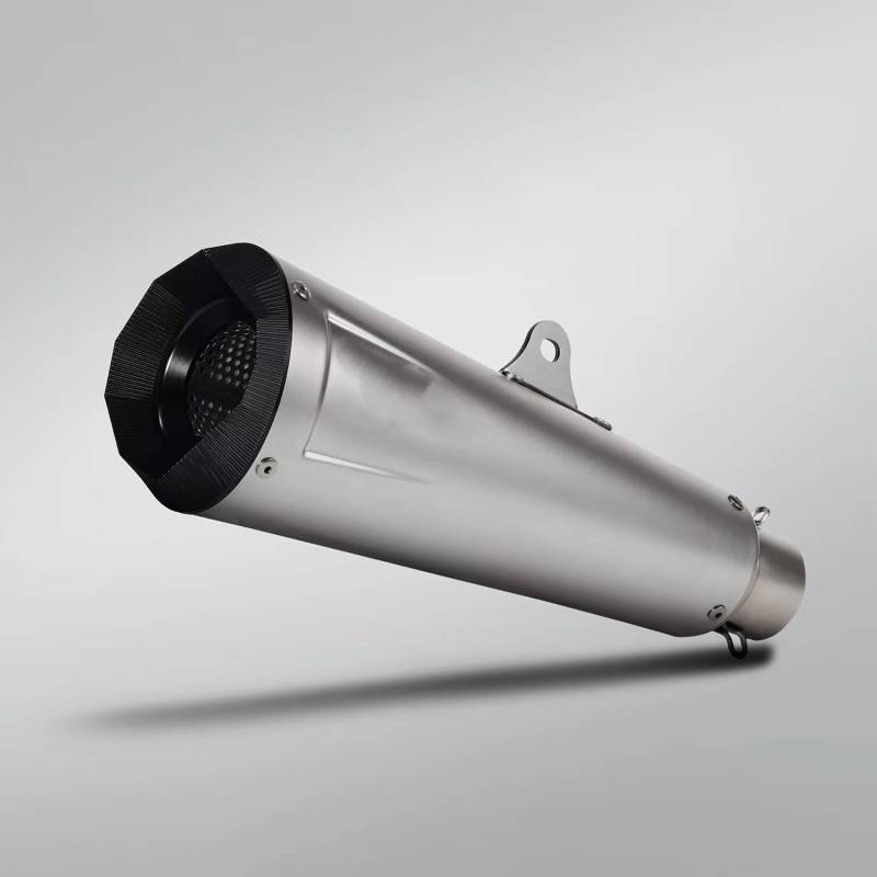 GTVRFLOKI Kompatibel Mit R3 Universal-Motorrad-Auspuffendrohr Schalldämpfer Modifiziertes Motorrad-Auspuffrohr Aus Edelstahl Motorrad Auspuffrohr(Type C) von GTVRFLOKI