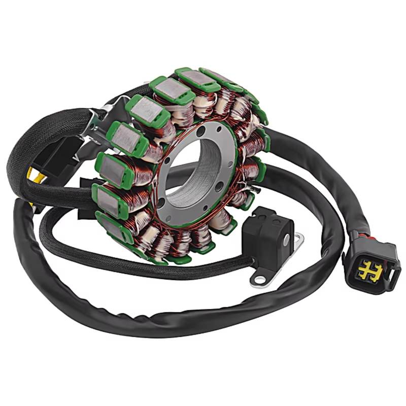 GTVRFLOKI Kompatibel Mit Suzuki Für DRZ250 2001-2007 Für DRZ400S 2000-2024 Für DR250R 1998-2000 32101-29F10-000 Motorradgenerator-Statorspule Motorrad-Statorspule von GTVRFLOKI