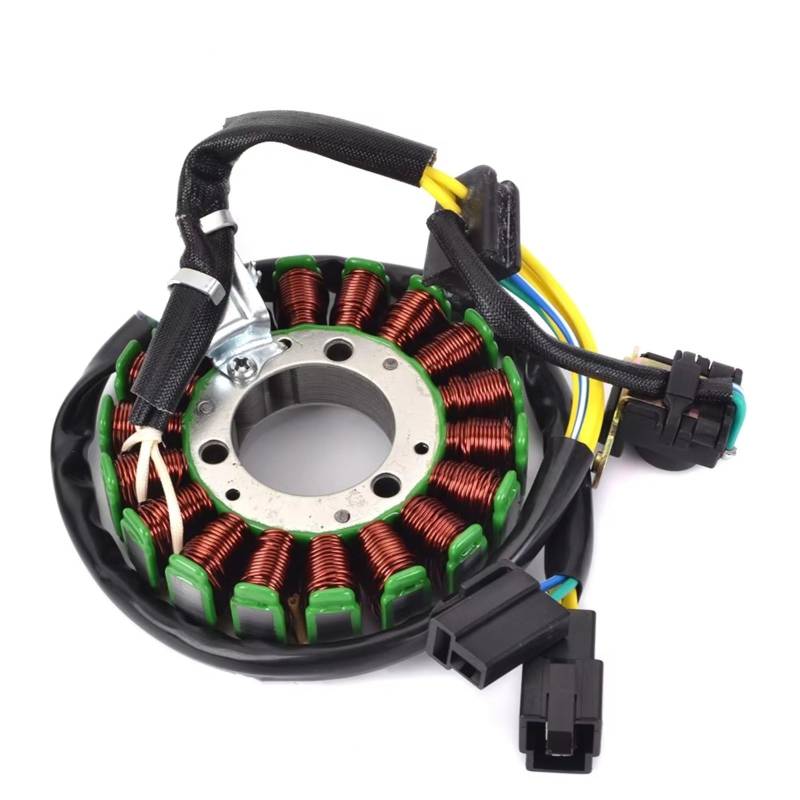 GTVRFLOKI Kompatibel Mit Suzuki Für TU125 1999 Für GS125 1982-1994 Für GN125 1982-2001 32101-05300 Motorrad Magneto Motor Generator Stator Spule Motorrad-Statorspule von GTVRFLOKI