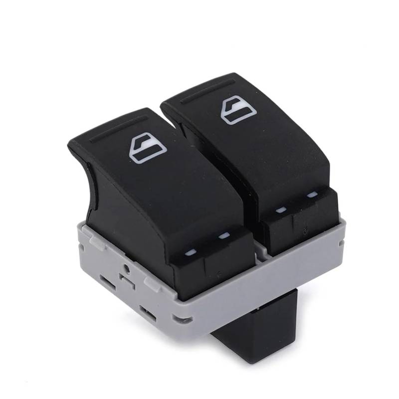 GTVRFLOKI Kompatibel Mit VW Für Transporter T5 2005-2014 Autofensterschalter-Tastenabdeckung Ersatzteile Autofenster-Steuerschalter 7E0959855A Fensterheber Schalter von GTVRFLOKI