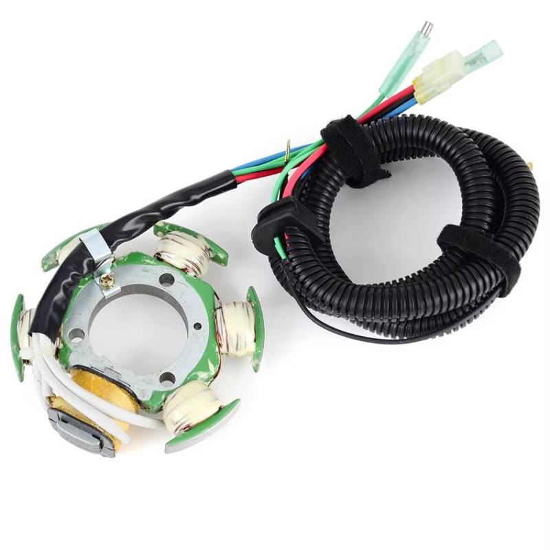 GTVRFLOKI Kompatibel Mit Yamaha Für AR 210 2003 2004 2005 65U-85510-00 Motorrad Magneto Stator Spule Motorrad Stator Spule Zubehör Motorrad-Statorspule von GTVRFLOKI