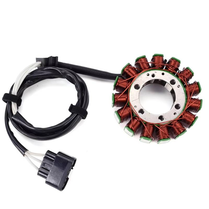 GTVRFLOKI Kompatibel Mit Yamaha Für XV1900A Mitternacht Stern 1900 2006 2007 2008 2009 2010 2011 2012 2013 1D7-81410-00-00 Motorrad Magneto Stator Spule Motorrad-Statorspule von GTVRFLOKI