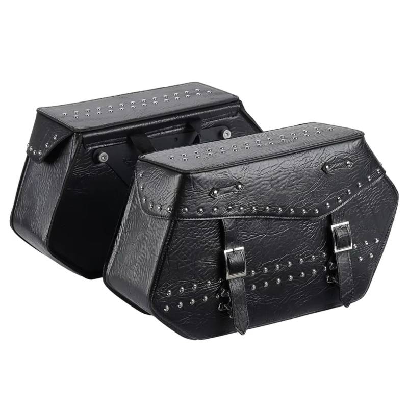 GTVRFLOKI Motorrad Satteltasche Kompatibel Mit Softail FXST FLHC FLHCS FLFBS FLSTC Motorrad Satteltaschen 26l Reisegepäcktaschen Aufbewahrungstasche Werkzeugtasche Zubehör von GTVRFLOKI