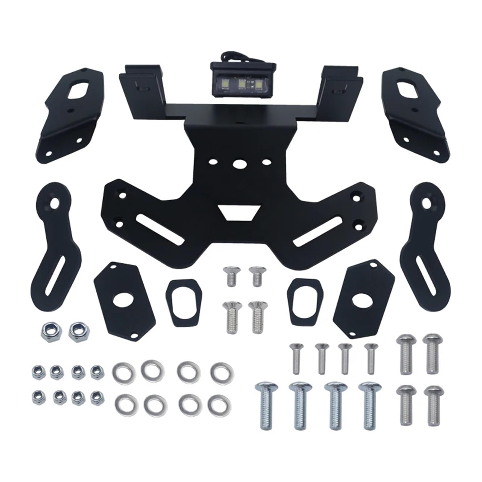 Kompatibel Mit CB125R Für CB150R Für CB250R Für CB300R 2018-2022 Zubehör Tail Tidy Mudguard Eliminator Registrierung Kennzeichenhalter Motorrad-kennzeichenhalter(No Signal) von GTVRFLOKI
