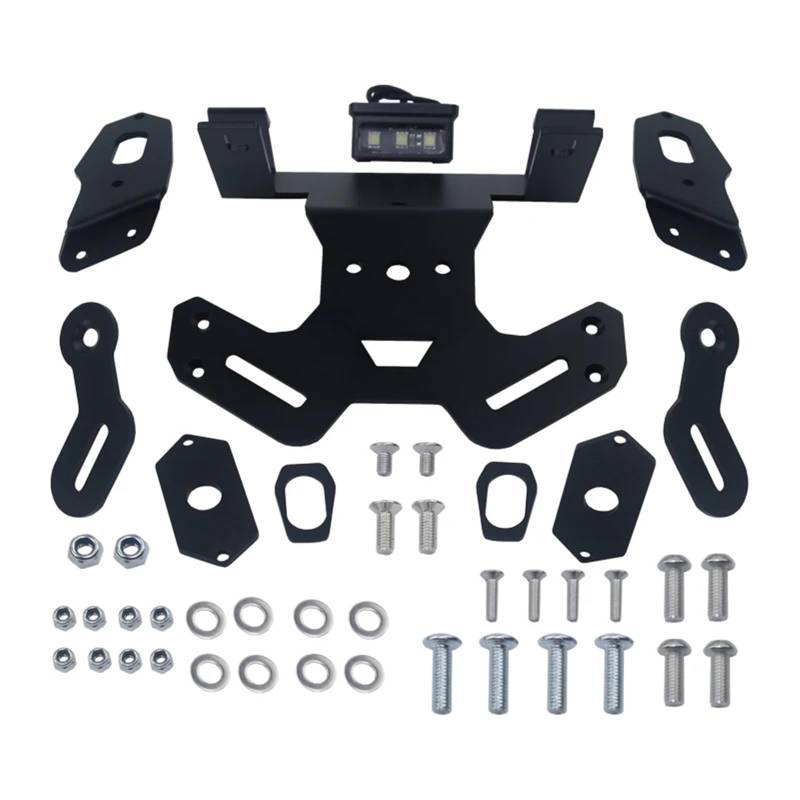 Kompatibel Mit CB125R Für CB150R Für CB250R Für CB300R 2018-2022 Zubehör Tail Tidy Mudguard Eliminator Registrierung Kennzeichenhalter Motorrad-kennzeichenhalter(No Signal) von GTVRFLOKI