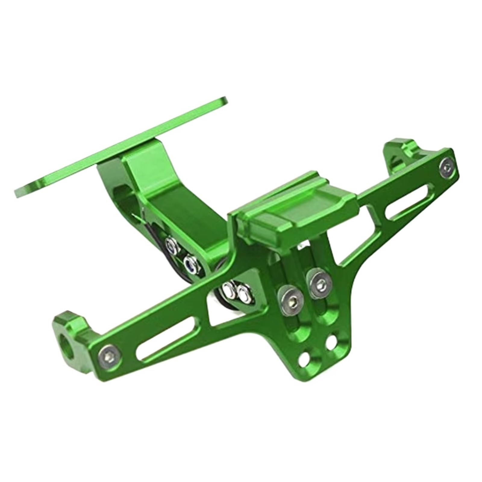 Kompatibel Mit Für Ninja Für 250R 300 ER6 650 1000 Für ZX6 ZX7 Für ZX9 Für ZX10 Für ZX12 Für ZX14. Rahmen Für Die Hintere Kennzeichenhalterung Motorrad-kennzeichenhalter(Green) von GTVRFLOKI