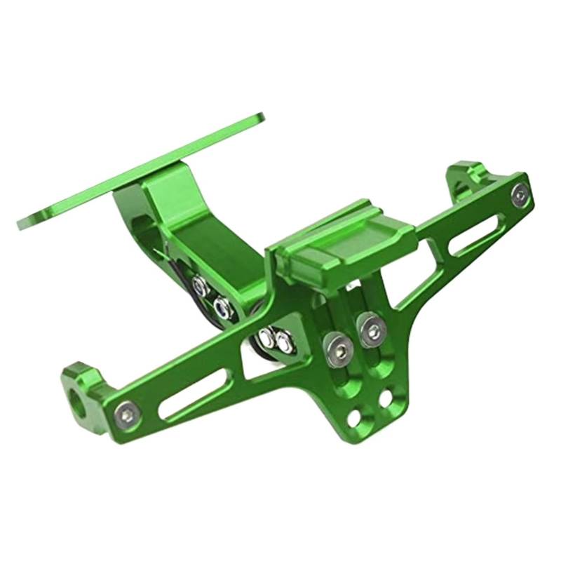 Kompatibel Mit Für Ninja Für 250R 300 ER6 650 1000 Für ZX6 ZX7 Für ZX9 Für ZX10 Für ZX12 Für ZX14. Rahmen Für Die Hintere Kennzeichenhalterung Motorrad-kennzeichenhalter(Green) von GTVRFLOKI