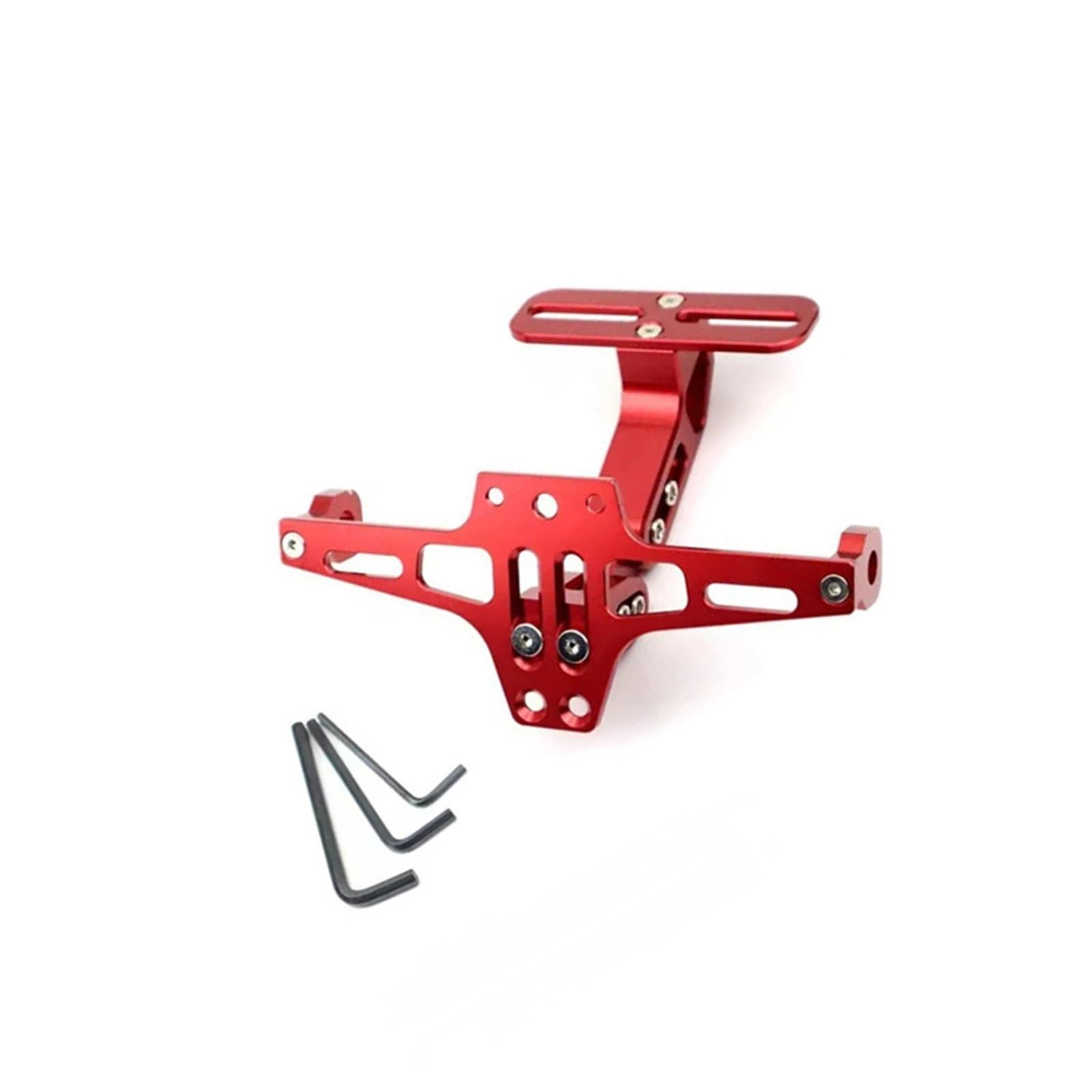 Kompatibel Mit Für Z750 Für Z800 Für Z900 Für Z1000. Motorrad-Hinterrad-Kennzeichenhalter Mit Kurzem Schaft, Reitstockhalterungssatz Motorrad-kennzeichenhalter(Old Version Red) von GTVRFLOKI